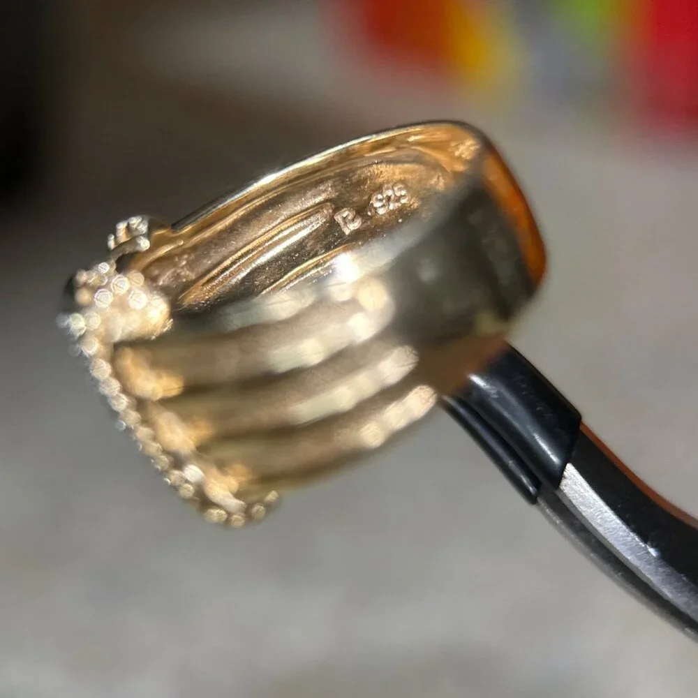 Gold Vermeil 925 Ladies‎ Ring